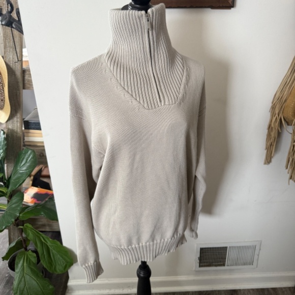 DANIELE FIESOLI DF 0064 ZIP PULLOVER Cream XL - Picture 8 of 9